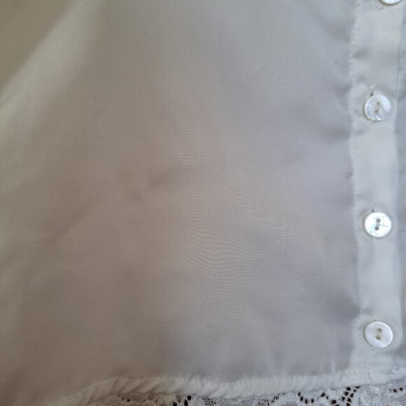 Brandy Melville White Lingerie Crop Top • Tagless • Pit 15" • XS/S - Picture 9 of 9